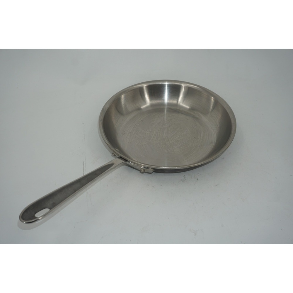 All-Clad LTD 10.5" Silver Stainless Steel Frying Pan Skillet Flat Bottom